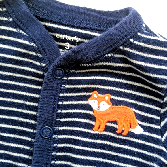 Three footed onesie pajamas size 0-3 months - Picture 5 of 7